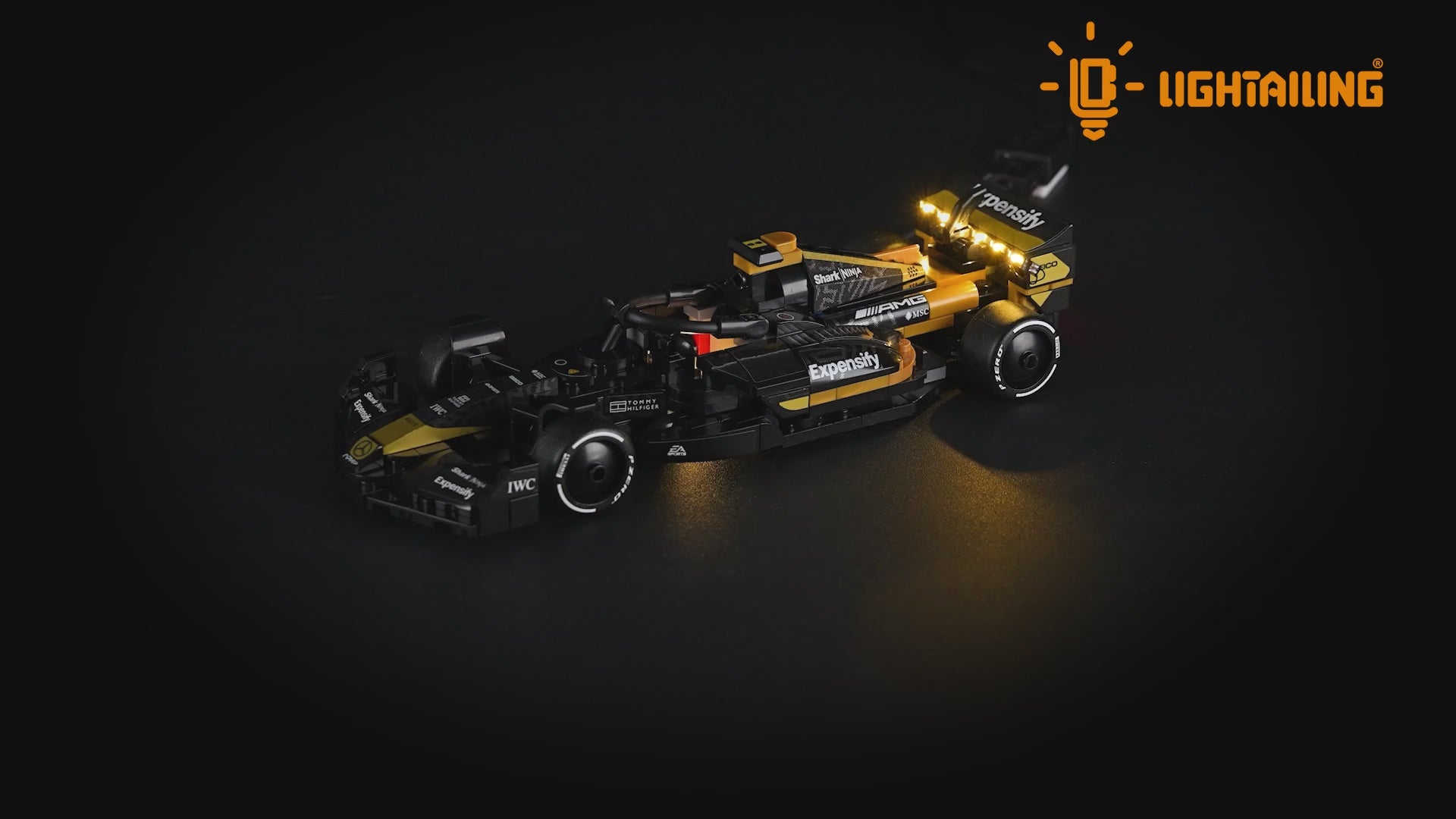 Light Kit for APXGP Team Race Car from F1 The Movie 77252- Lightailing