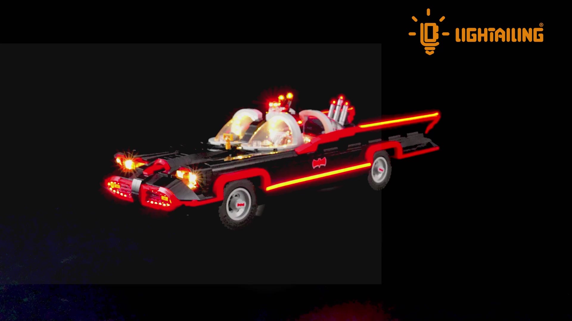 Light Kit for Batman: The Classic TV Series Batmobile 76328-Lightailing