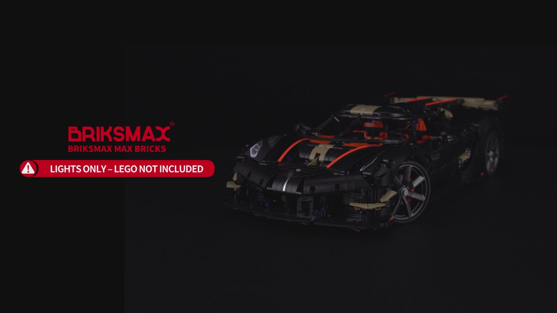 Light kit for Koenigsegg Sadair's Spear 42232 | Briksmax 2.0