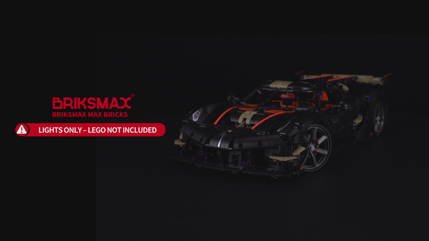 Light kit for Koenigsegg Sadair's Spear 42232 | Briksmax 2.0