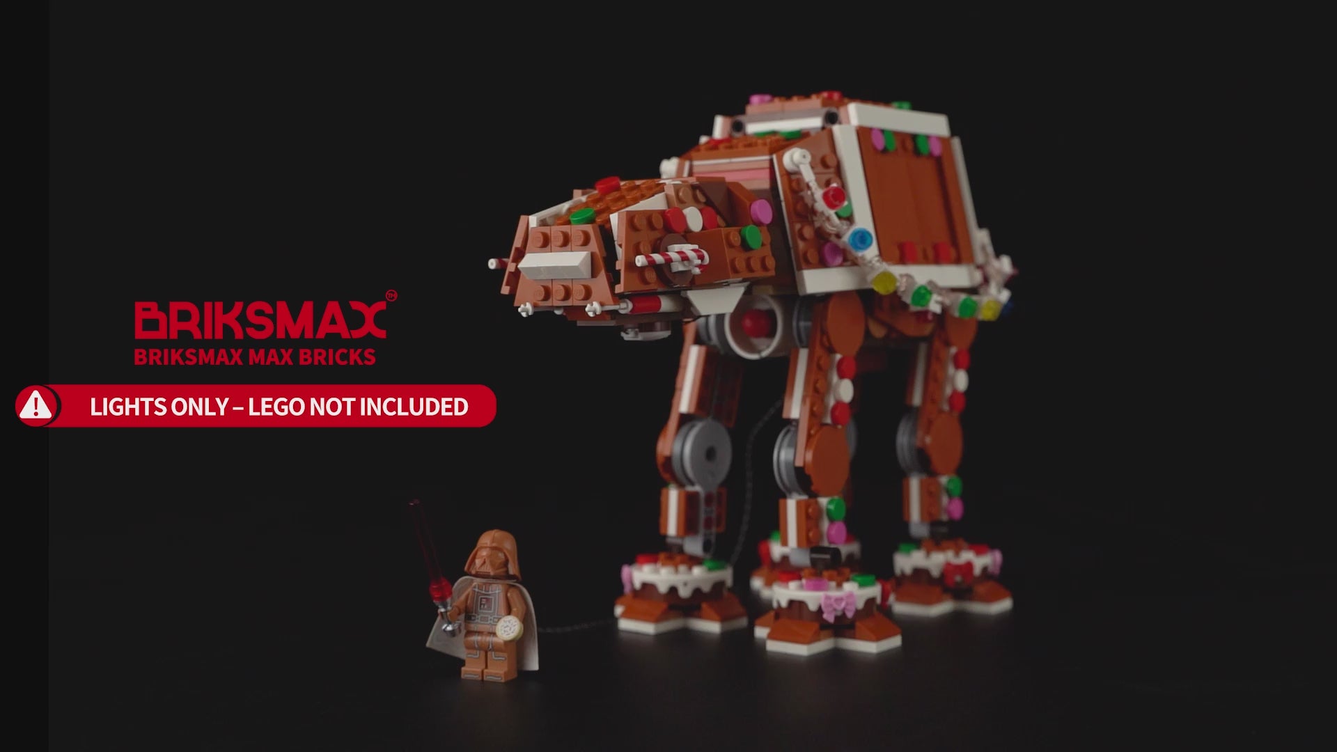 Light Kit for Gingerbread AT-AT Walker 40806- Briksmax 2.0