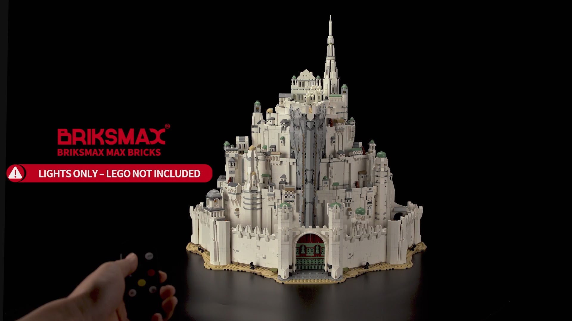 Remote Light kit for The Lord of the Rings: Minas Tirith 11377 - Briksmax 2.0