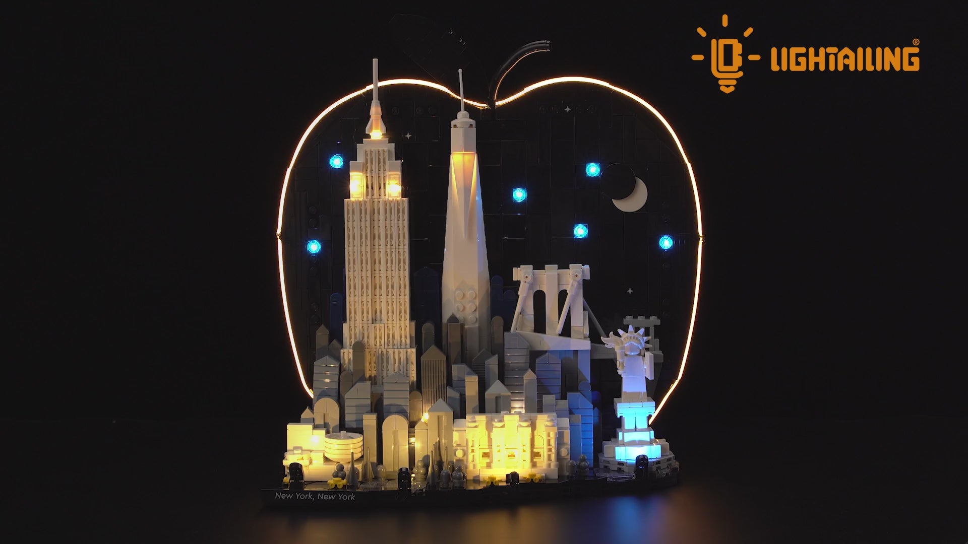 Light kit for New York City – The Big Apple 21066 - Lightailing