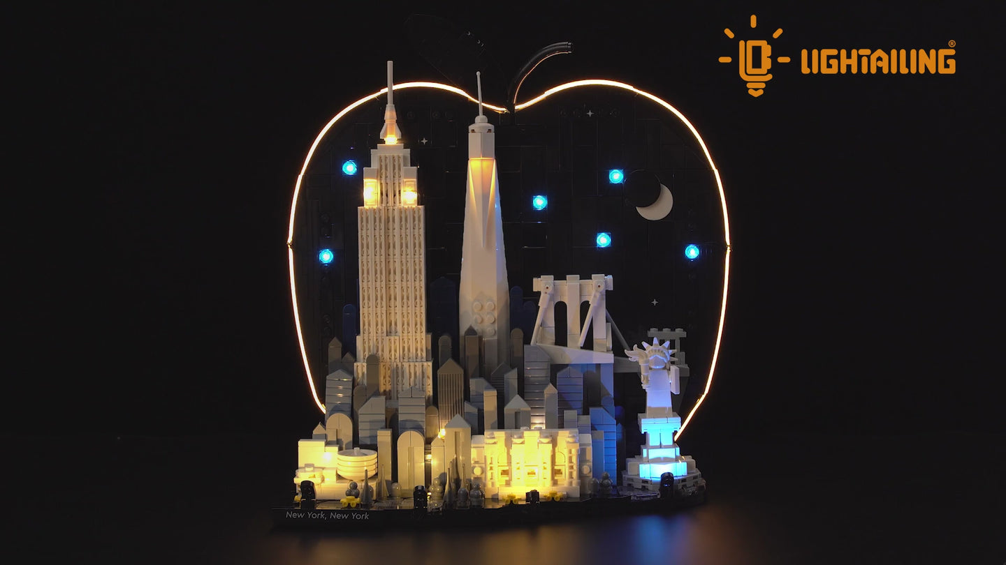 Light kit for New York City – The Big Apple 21066 - Lightailing