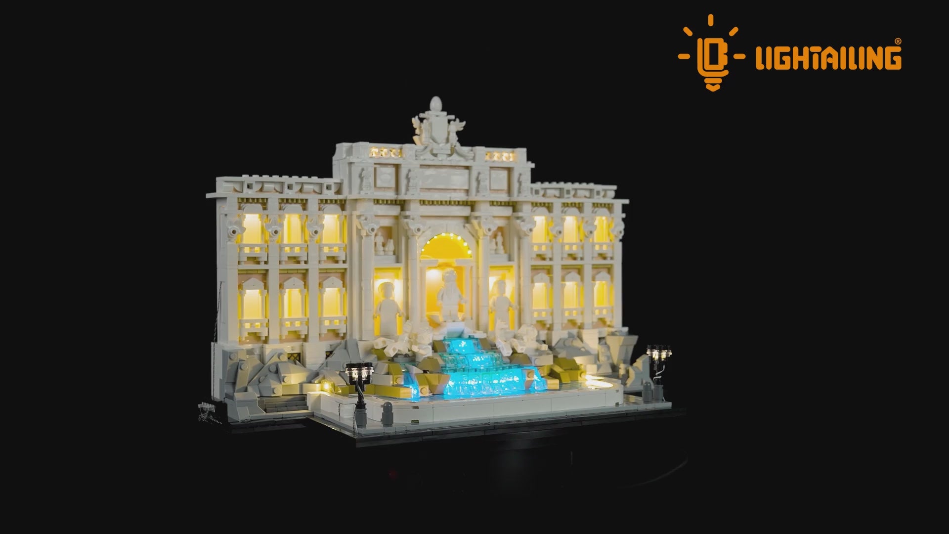 Light Kit for Trevi Fountain 21062-Lightailing