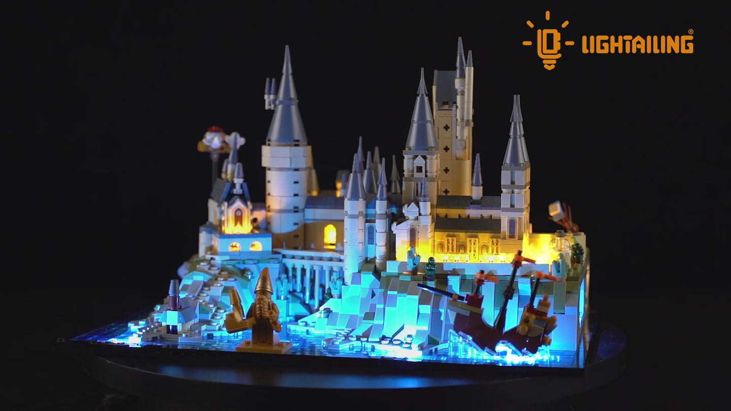 Light Kit for Hogwarts Castle and Grounds 76419-Lightailing(Remote Version)