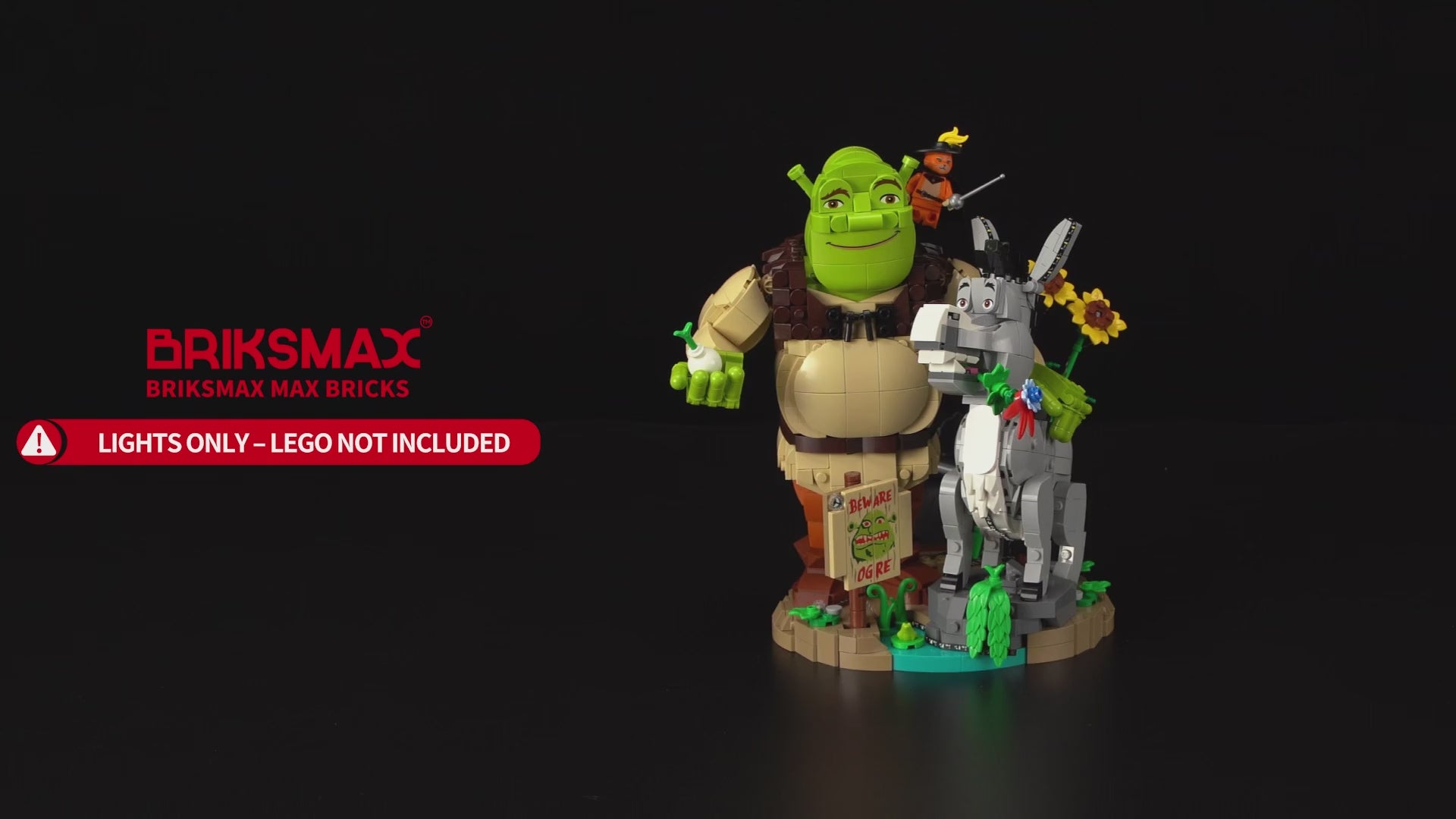 Light kit for Shrek, Donkey & Puss in Boots 72423 - Briksmax 2.0