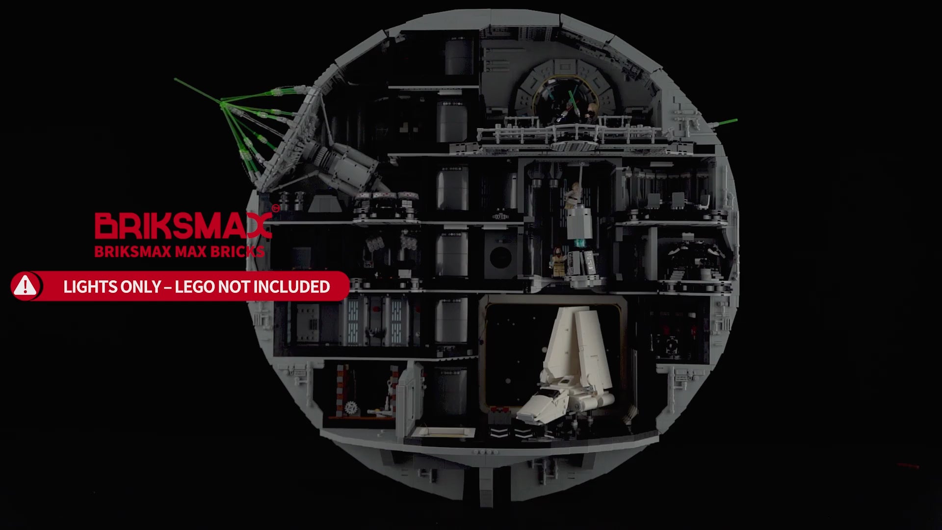Light Kit for Death Star 75419- Briksmax 2.0