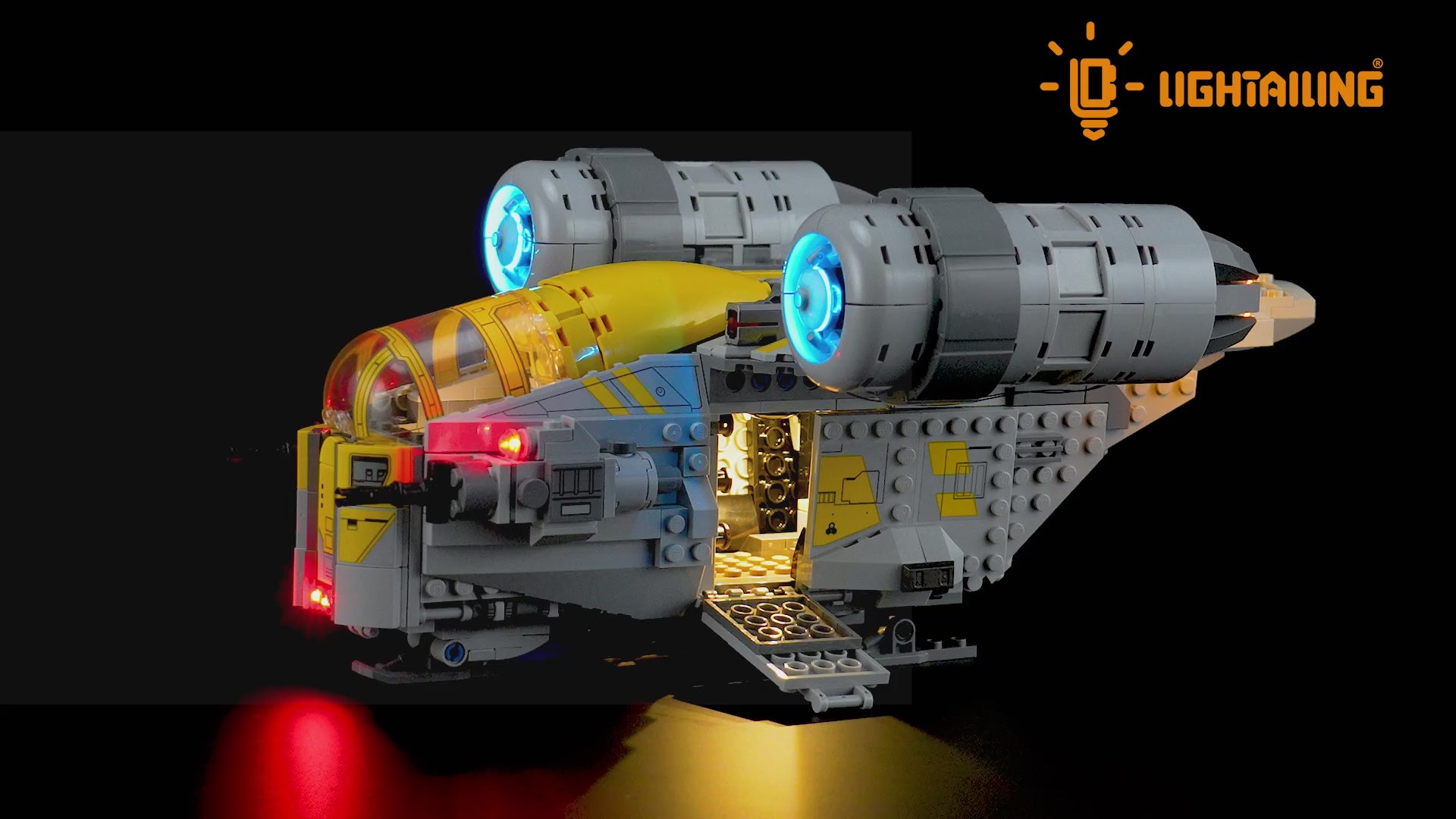 Light Kit for The Razor Crest 75447 - Lightailing
