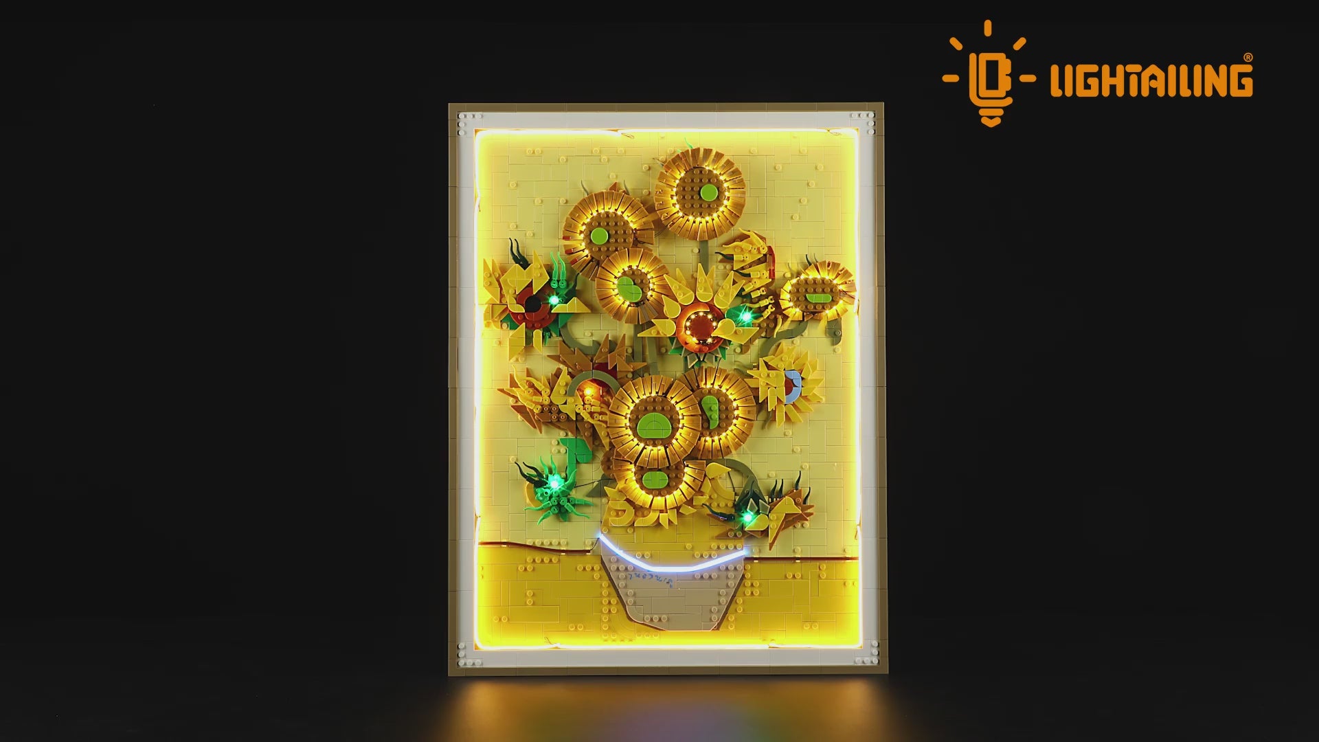 Light Kit for Vincent van Gogh – Sunflowers 31215-Lightailing