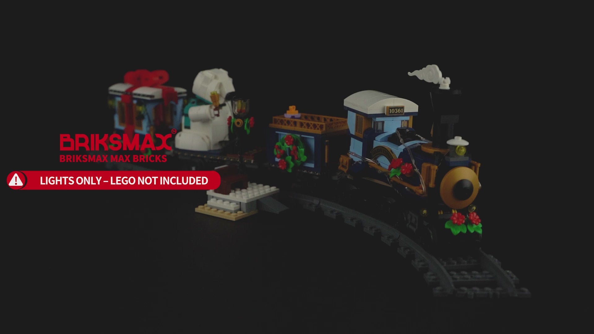 Light Kit for Holiday Express Train 10361- Briksmax 2.0