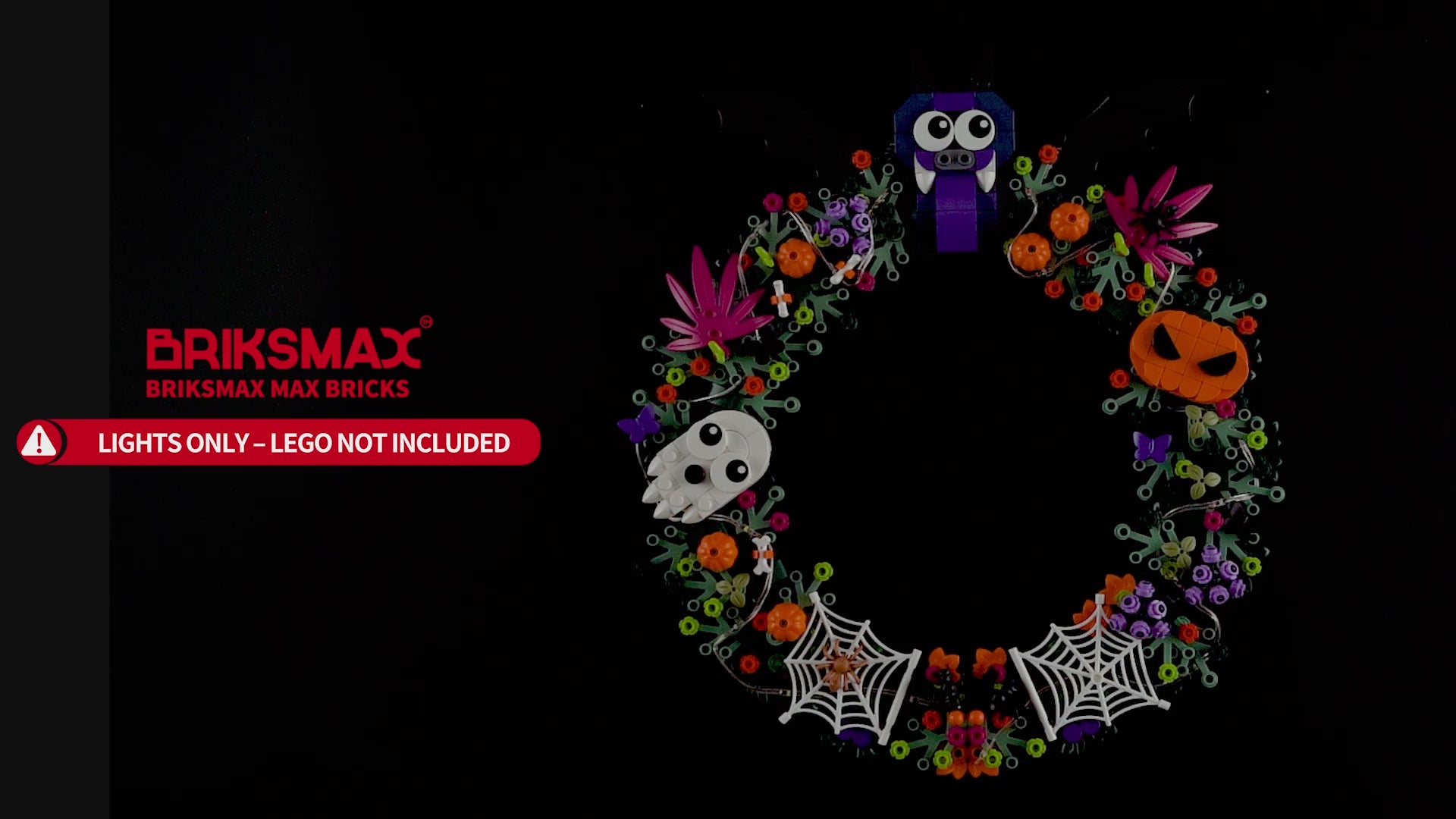 Light Kit for Halloween Wreath  40825 - Briksmax 2.0