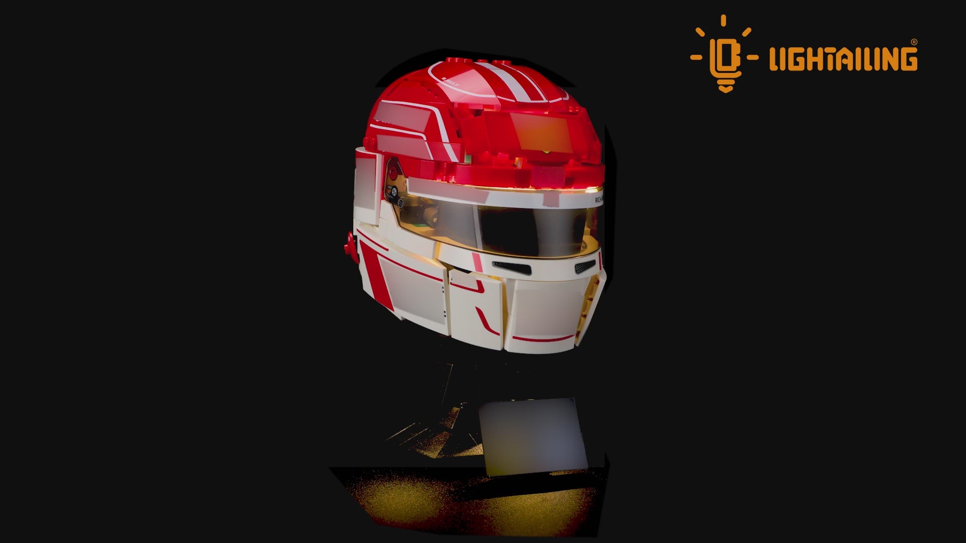 Light Kit for Scuderia Ferrari HP Charles Leclerc Helmet 43014 -Lightailing