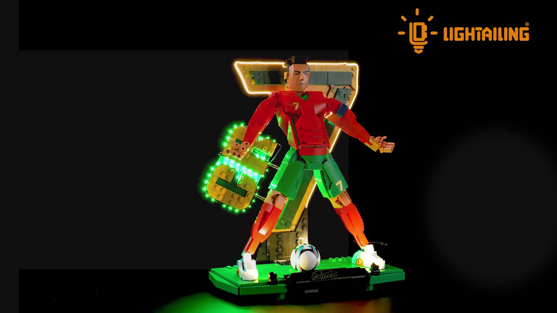 Light Kit for Cristiano Ronaldo – Soccer Legend 43016 -Lightailing