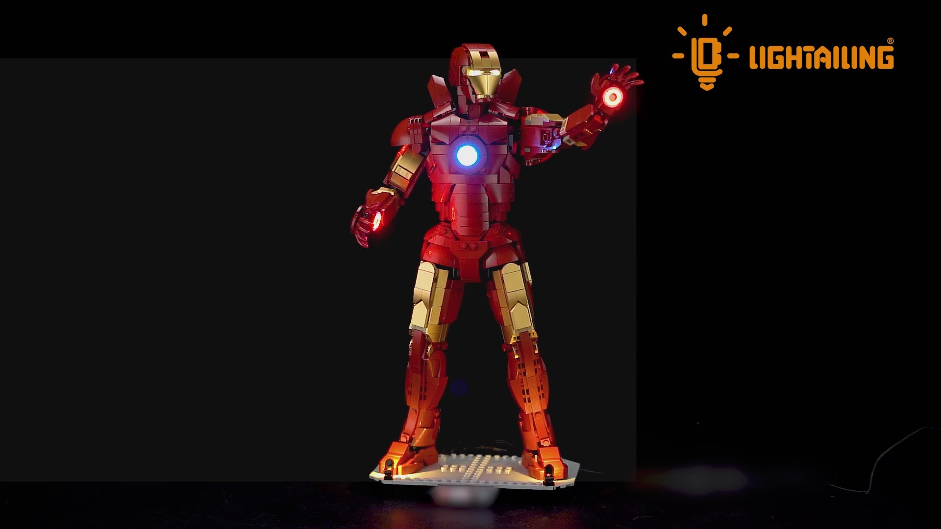 Light Kit for Iron Man Mark 3 Collectors' Edition 76344 - Lightailing