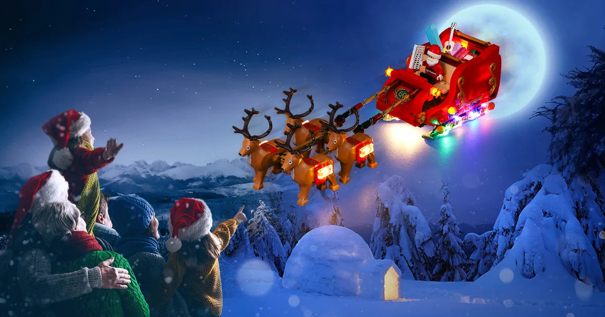 Light Kit For Santa's Sleigh 40499-Briksmax
