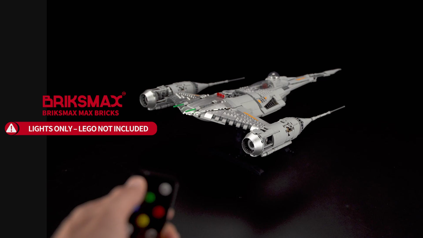 Light Kit for The Mandalorian's N-1 Starfighter 75442 - Briksmax 2.0
