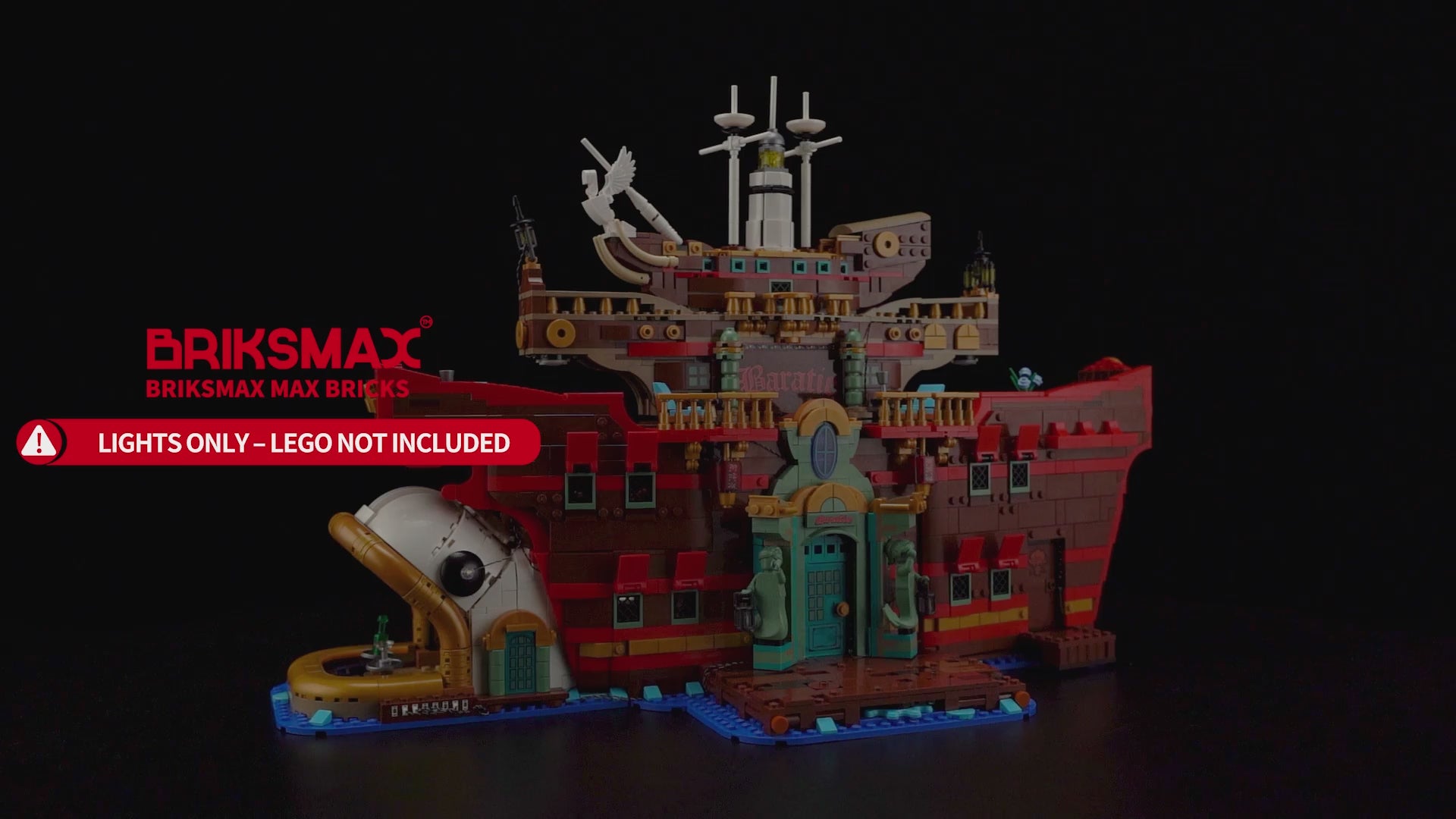 Light Kit for The Baratie Floating Restaurant 75640 - Briksmax 2.0