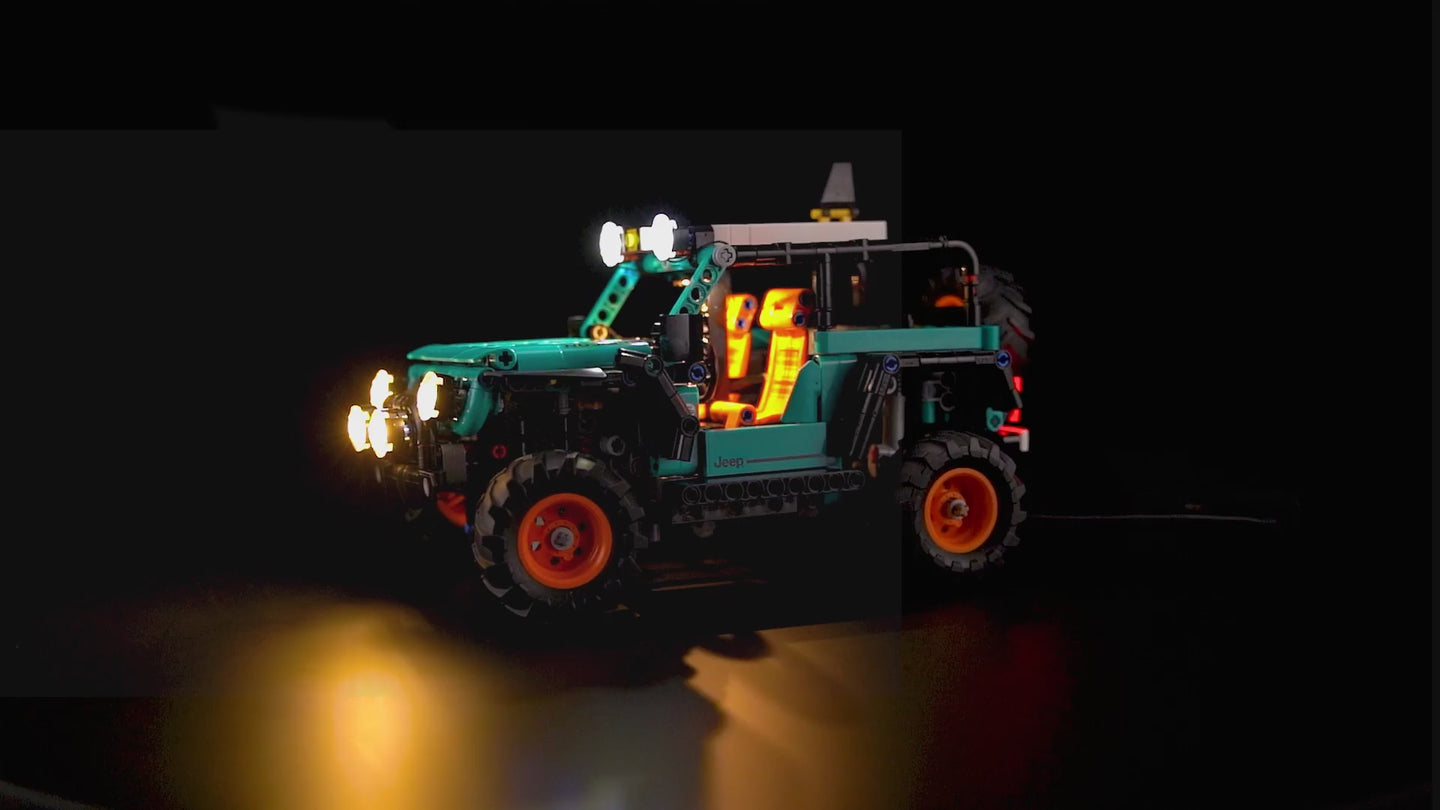 Light Kit for Jeep Wrangler Rubicon 42227 - Lightailing