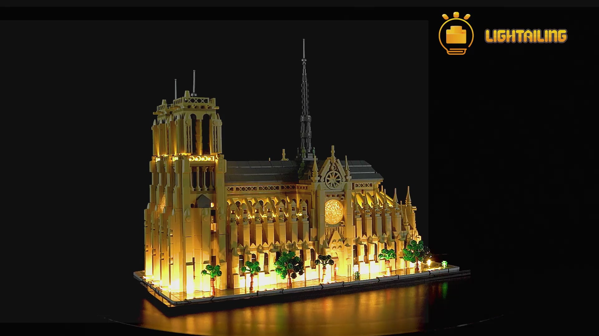 Light Kit For Notre-Dame de Paris 21061-Lightailing