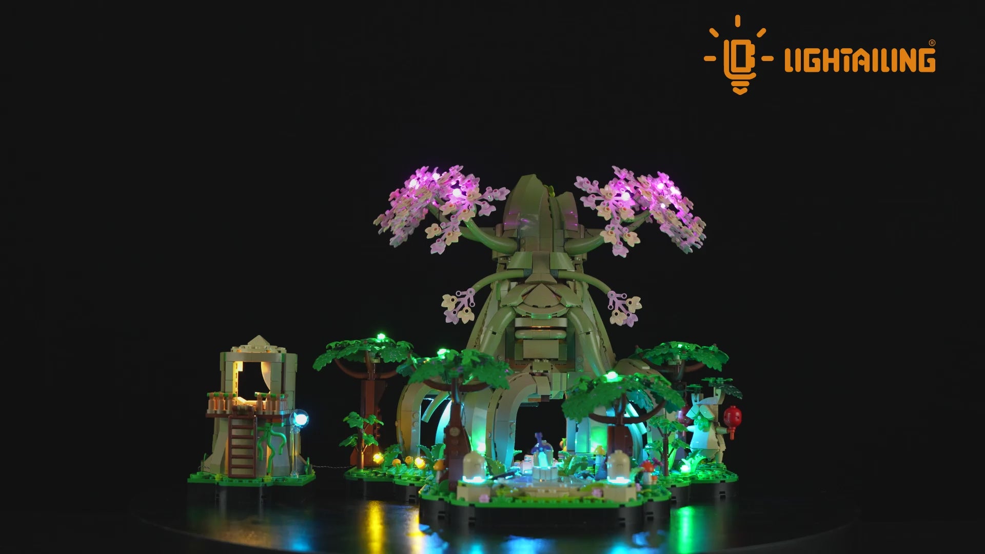 Light Kit For Great Deku Tree 2-in-1 (77092)-Lightailing