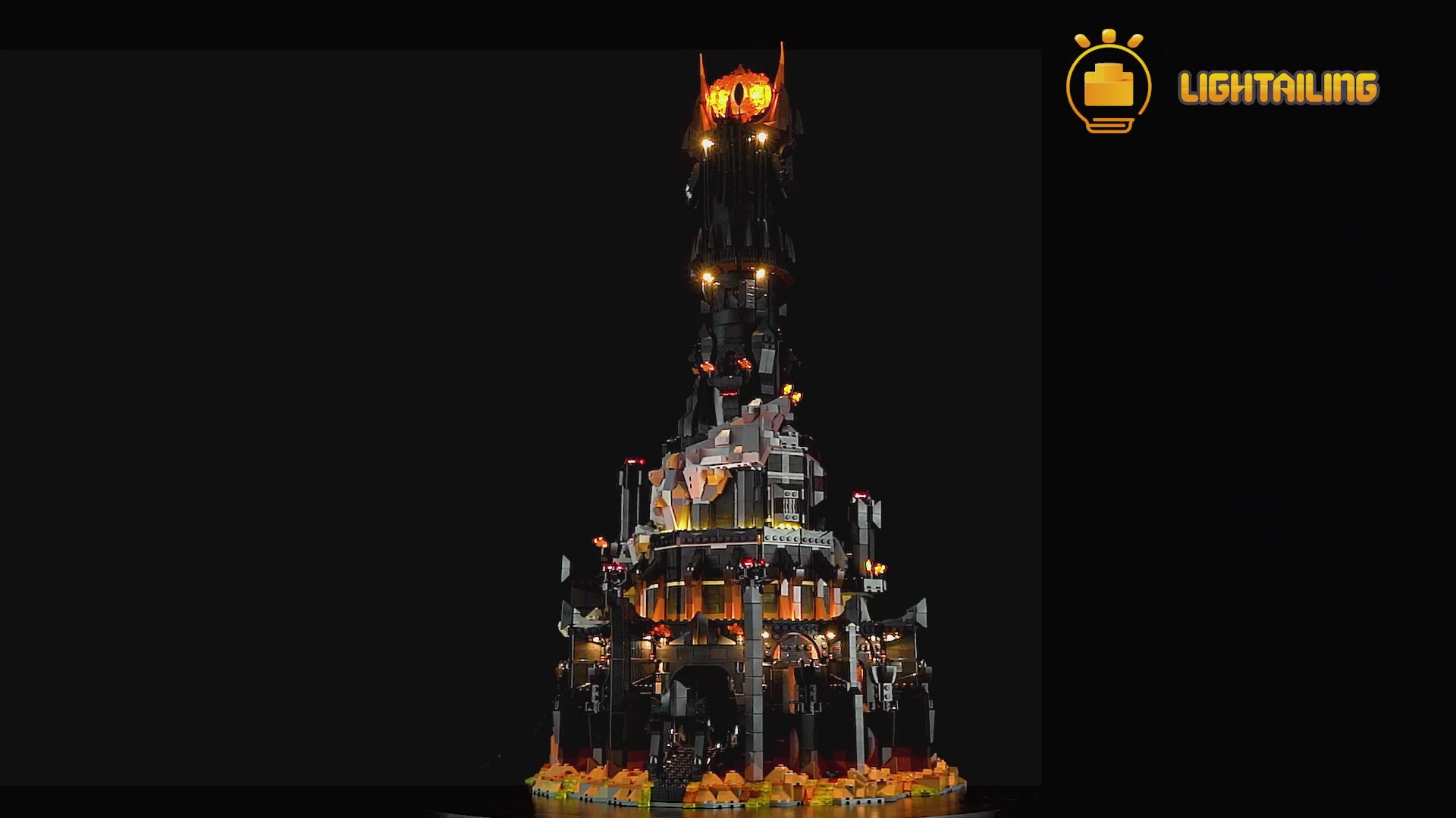Light Kit for The Lord of the Rings: Barad-dur 10333-Lightailing