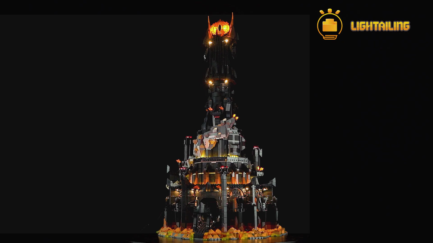 Light Kit for The Lord of the Rings: Barad-dur 10333-Lightailing
