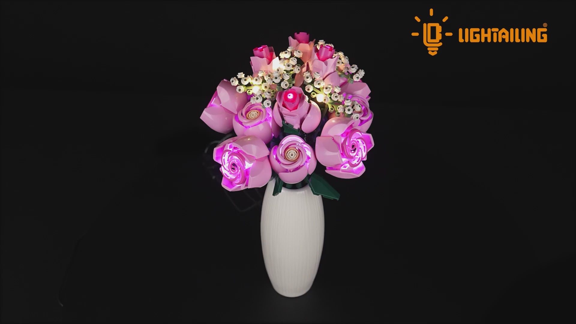 Light Kit for Bouquet of Pink Roses 10374- Lightailing