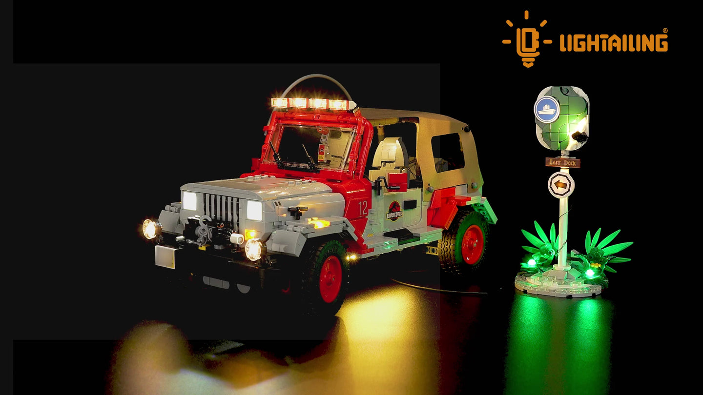 Light Kit for Jurassic Park Jeep Wrangler 77984 - Lightailing