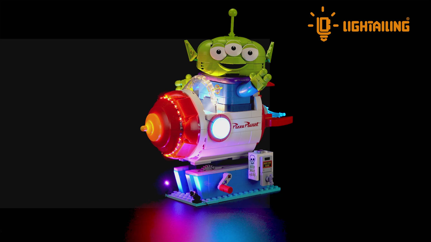 Light Kit for Alien with Pizza Planet Rocket Ride 43307-Lightailing