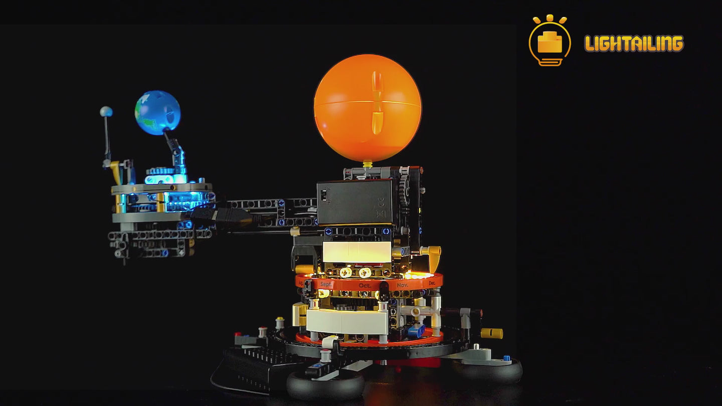 Light Kit for Planet Earth and Moon in Orbit 42179-Lightailing