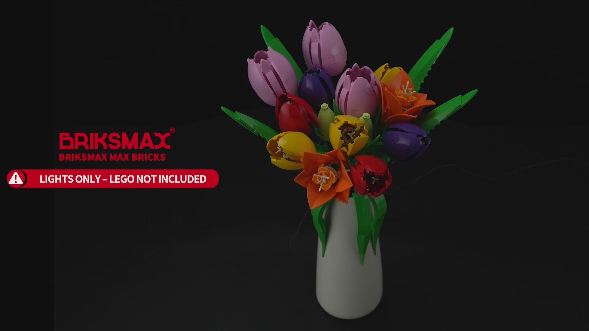 Light Kit for Tulip Bouquet 11501- Briksmax 2.0