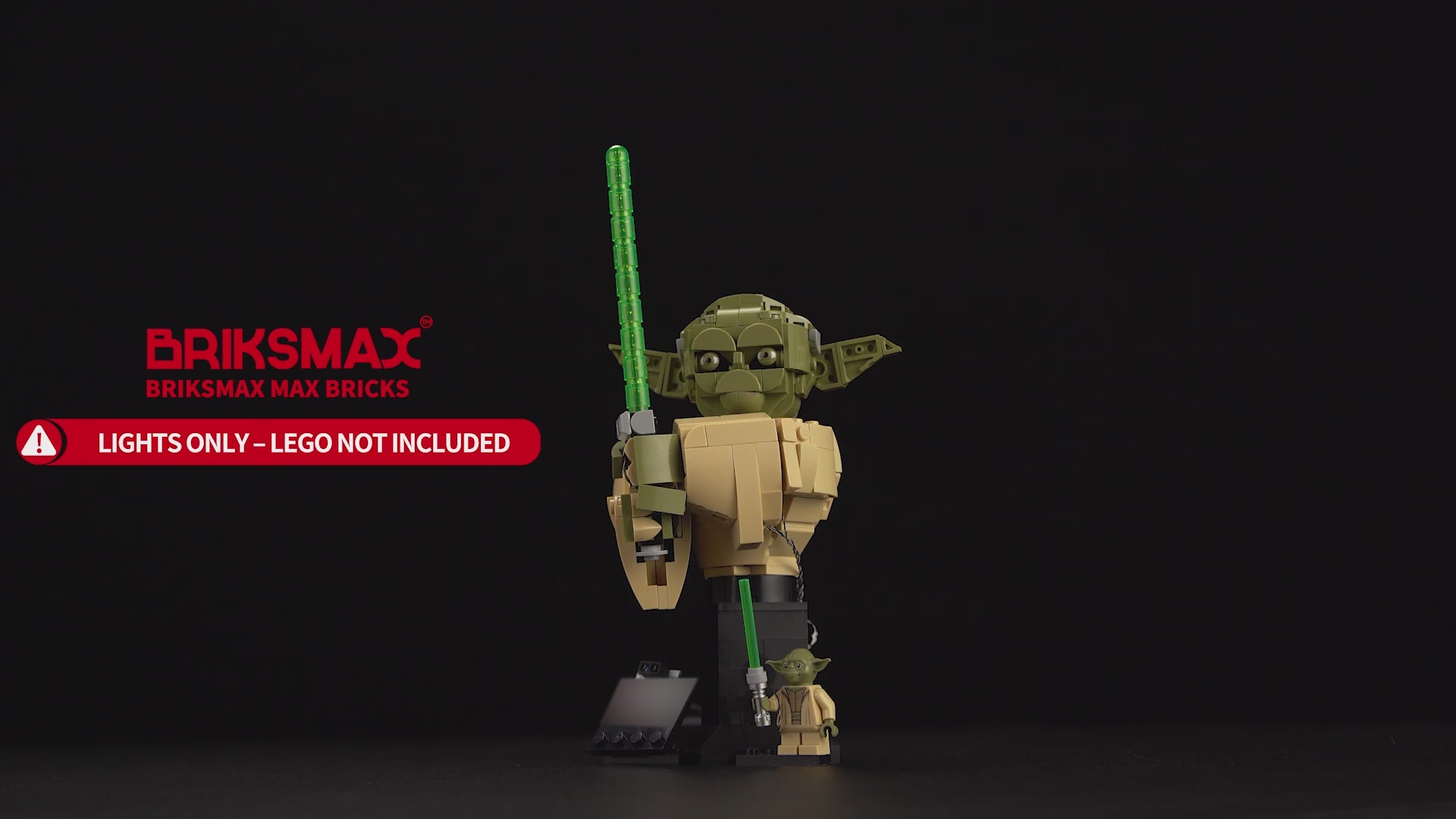 Light Kit for Yoda Bust 75438-Briksmax 2.0