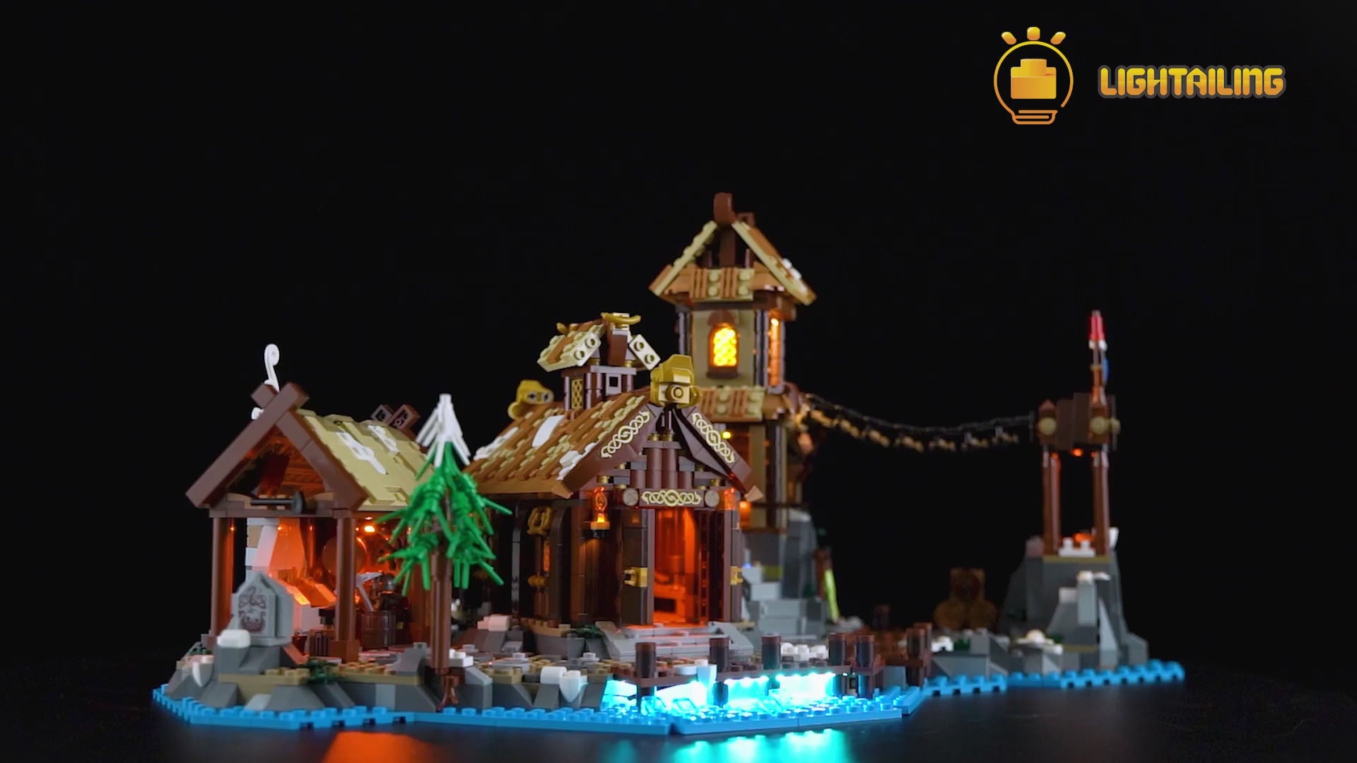 Light Kit for Viking Village 21343-Lightailing
