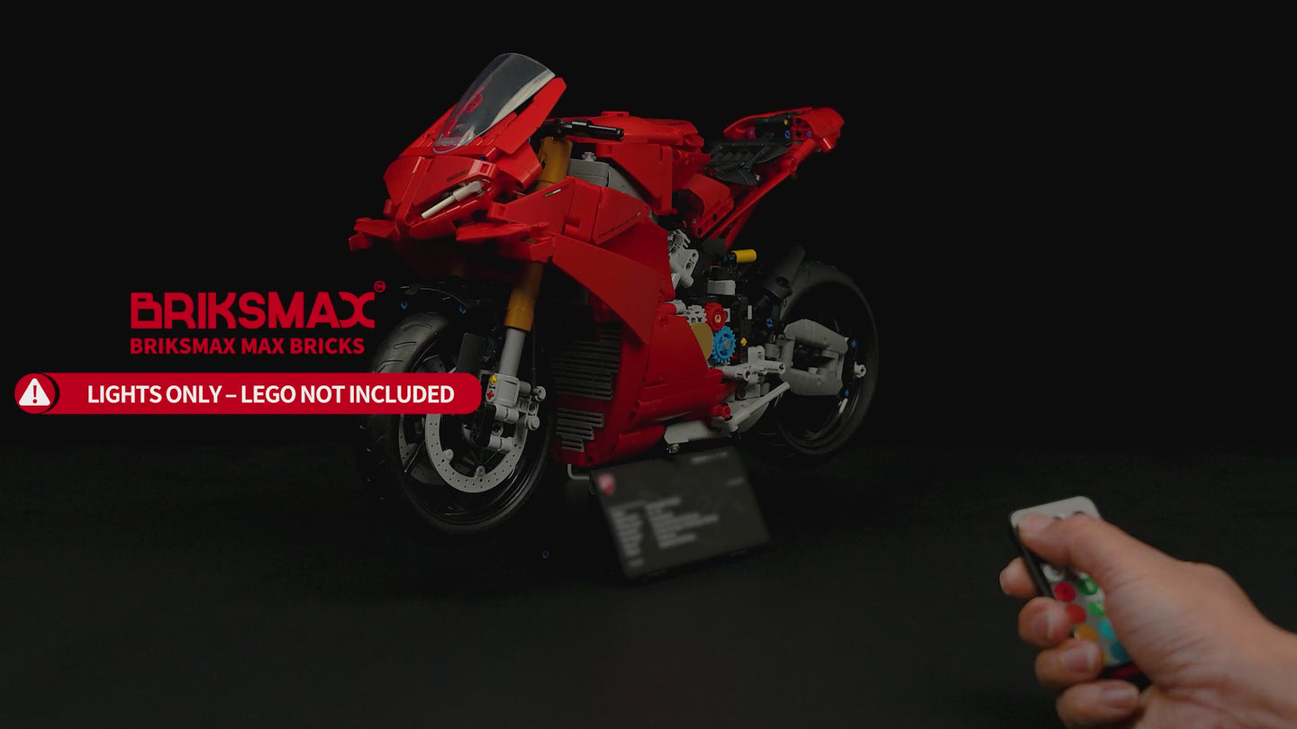 Light Kit for Ducati Panigale V4 S Motorcycle 42202 - Briksmax 2.0(Remote Version)