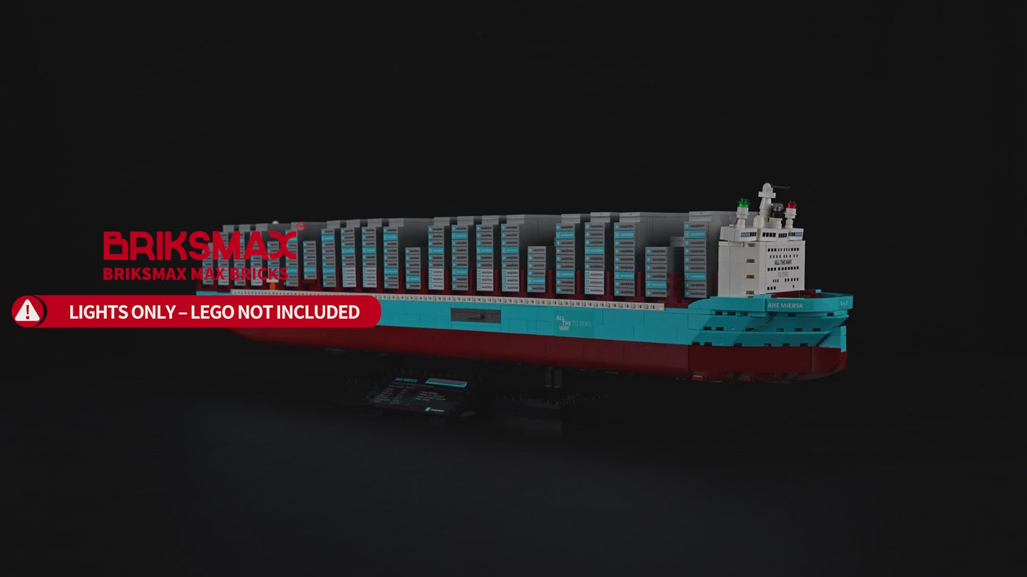 Light Kit for Maersk Dual-Fuel Container Vessel 40955 - Briksmax 2.0