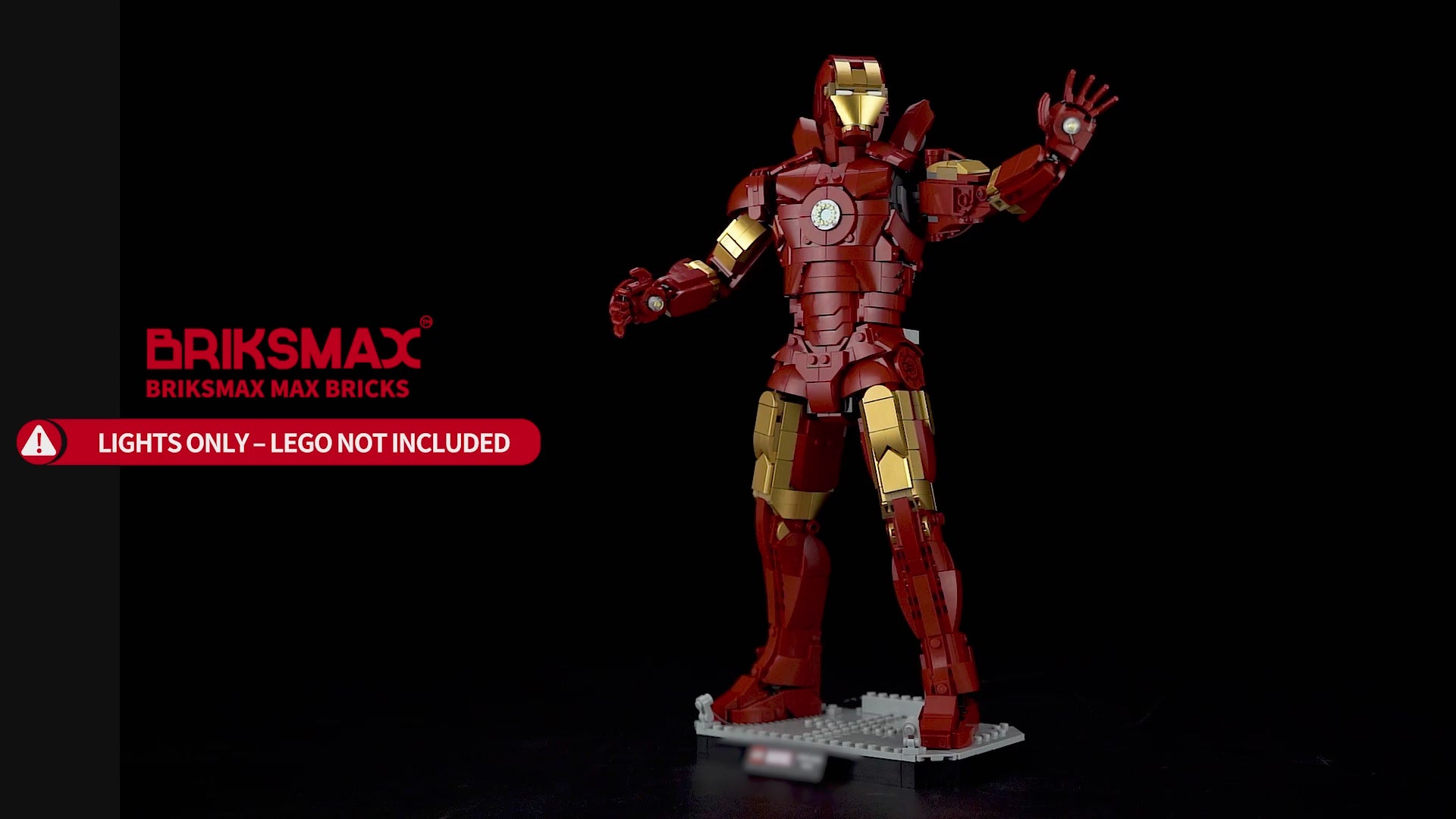 Light Kit for Iron Man Mark 3 Collectors' Edition 76344 - Briksmax 2.0