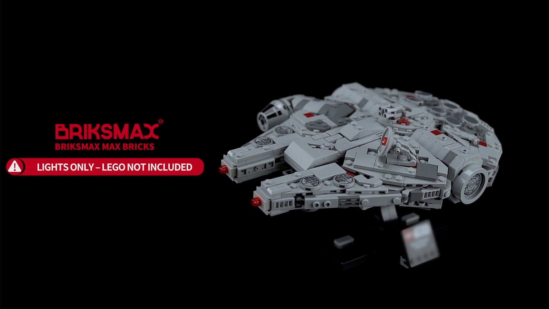 Light Kit For Millennium Falcon 75375-Briksmax 2.0(Wave Sensor Control)