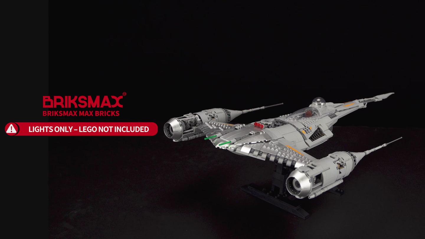 Light Kit for The Mandalorian's N-1 Starfighter 75442 - Briksmax 2.0