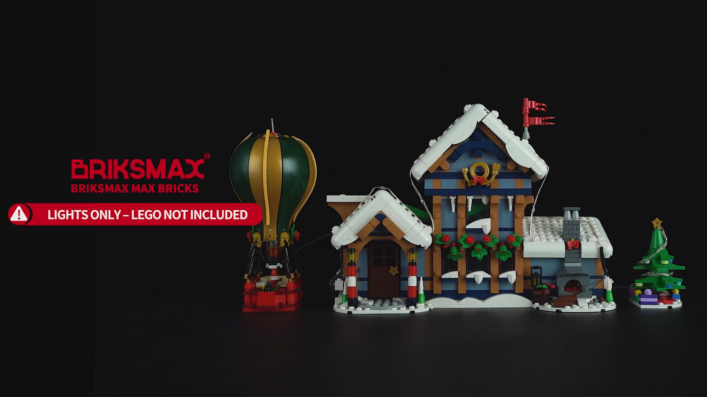 Light Kit for Santa's Post Office 10339（Breathing Lights）- Briksmax 2.0