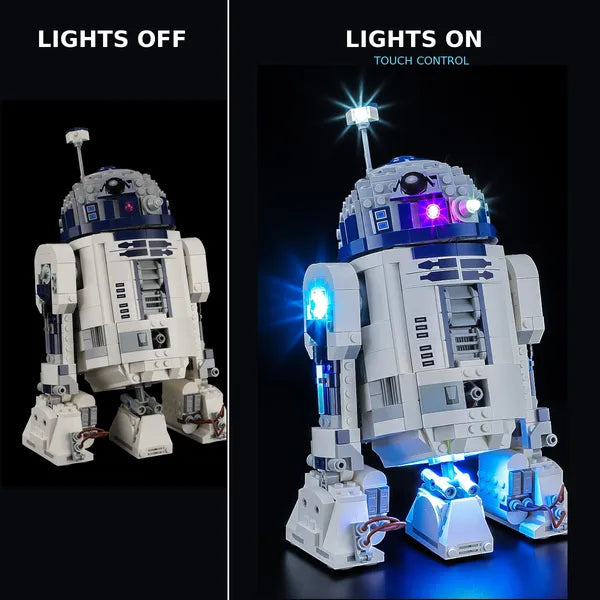 Beleuchtungsset für Star Wars R2-D2 75379 -Briksmax 2.0 | Touch-Steuerung
