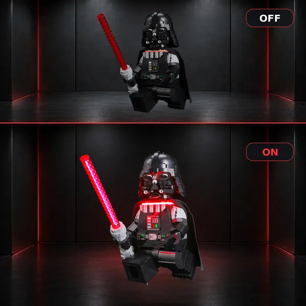 Light kit for Up-Scaled Darth Vader Minifigure 75461 - Lightailing