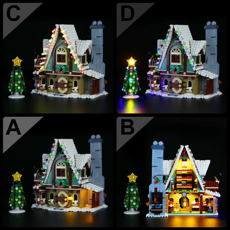 10275 elf clubhouse adjust lighting coler