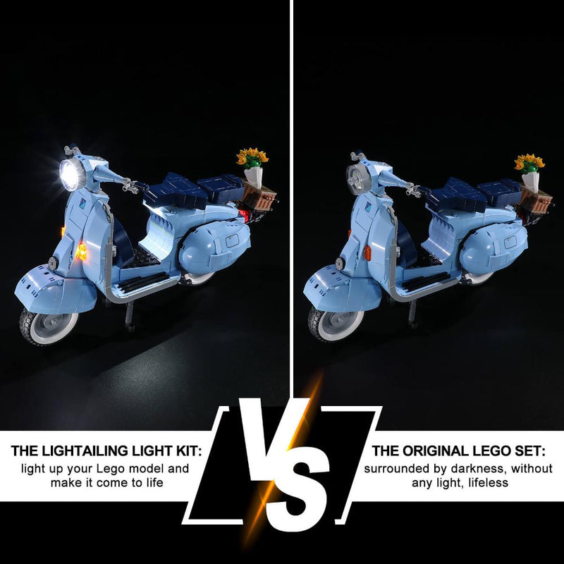 10298 LEGO Vespa 125 Set night mode