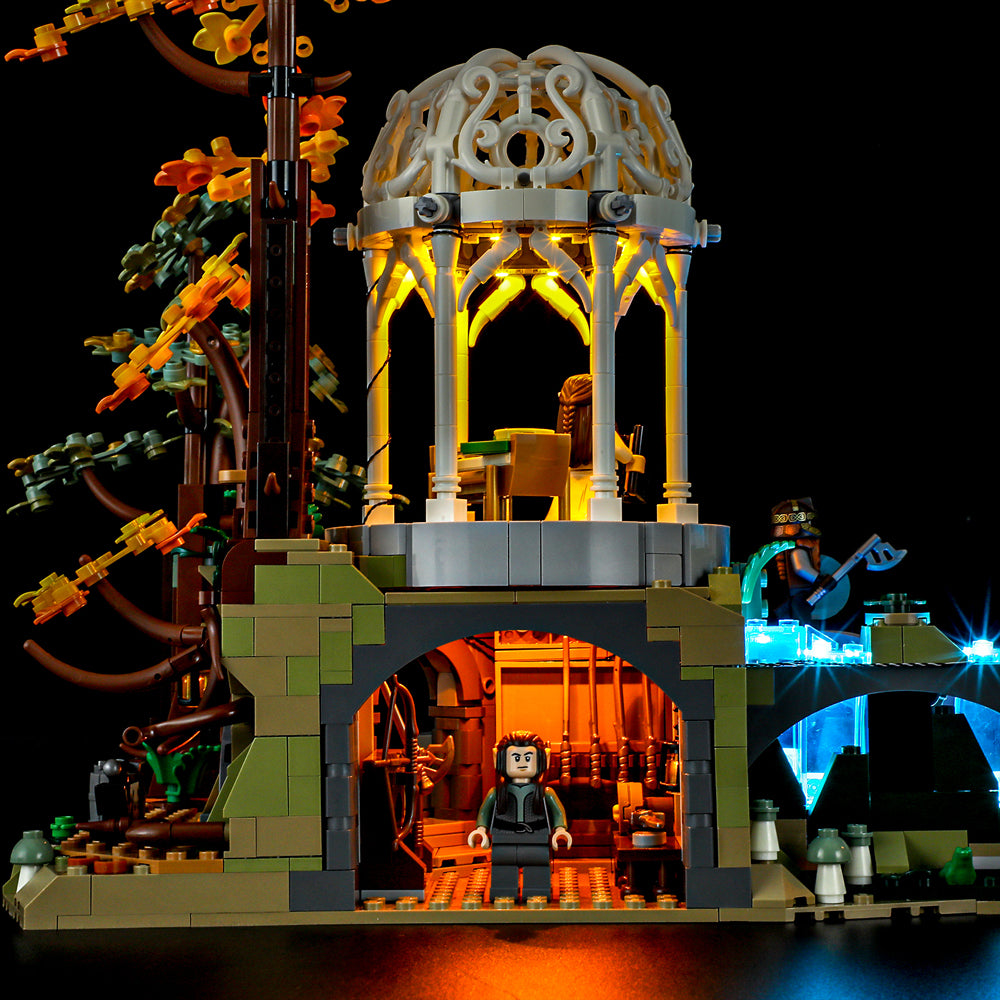 Briksmax Light Kit For THE LORD OF THE RINGS RIVENDELL™ 10316