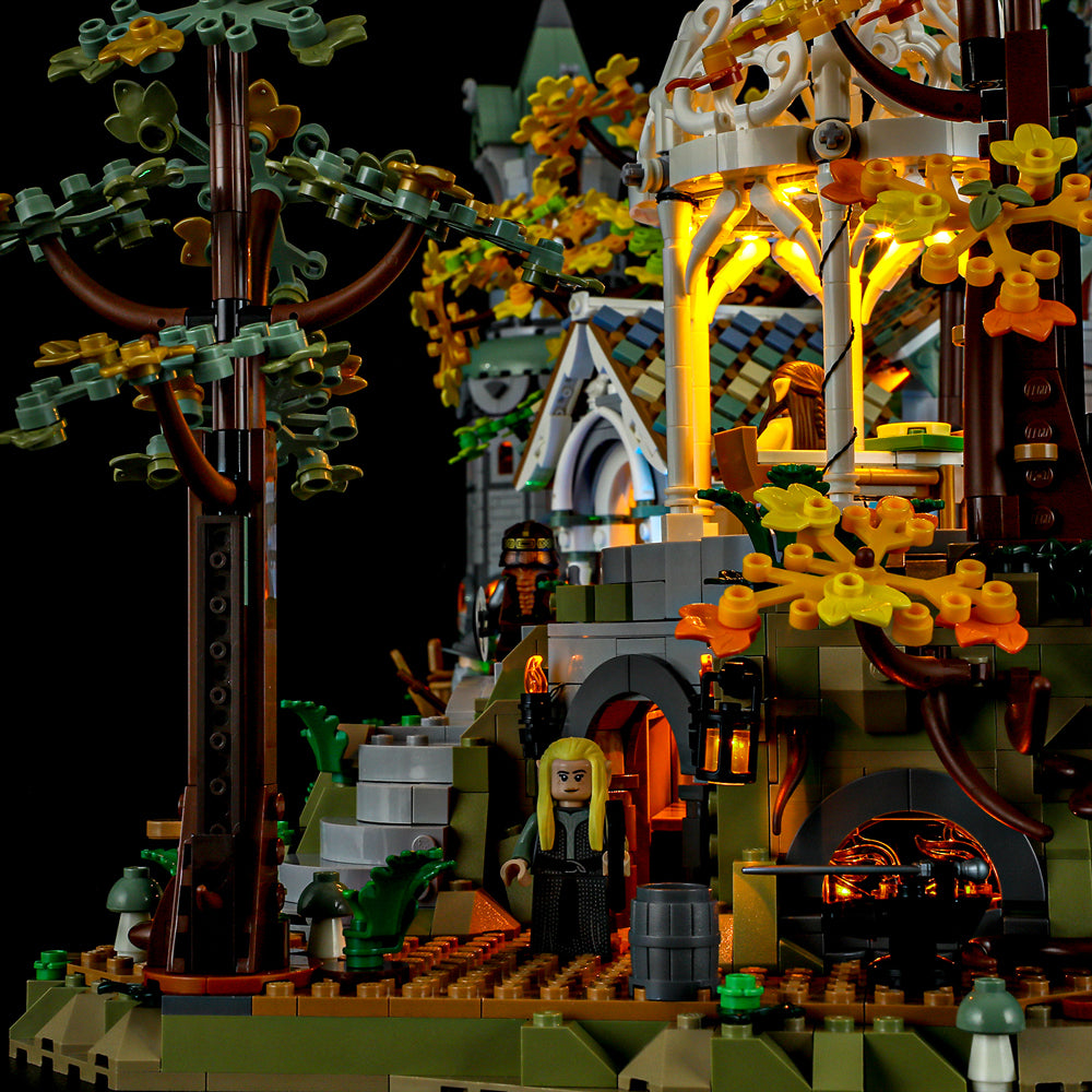 Briksmax Light Kit For THE LORD OF THE RINGS RIVENDELL™ 10316