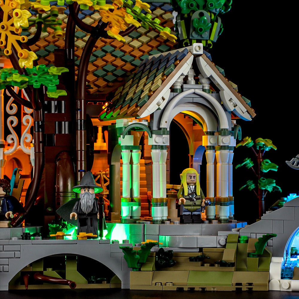 Briksmax Light Kit For THE LORD OF THE RINGS RIVENDELL™ 10316