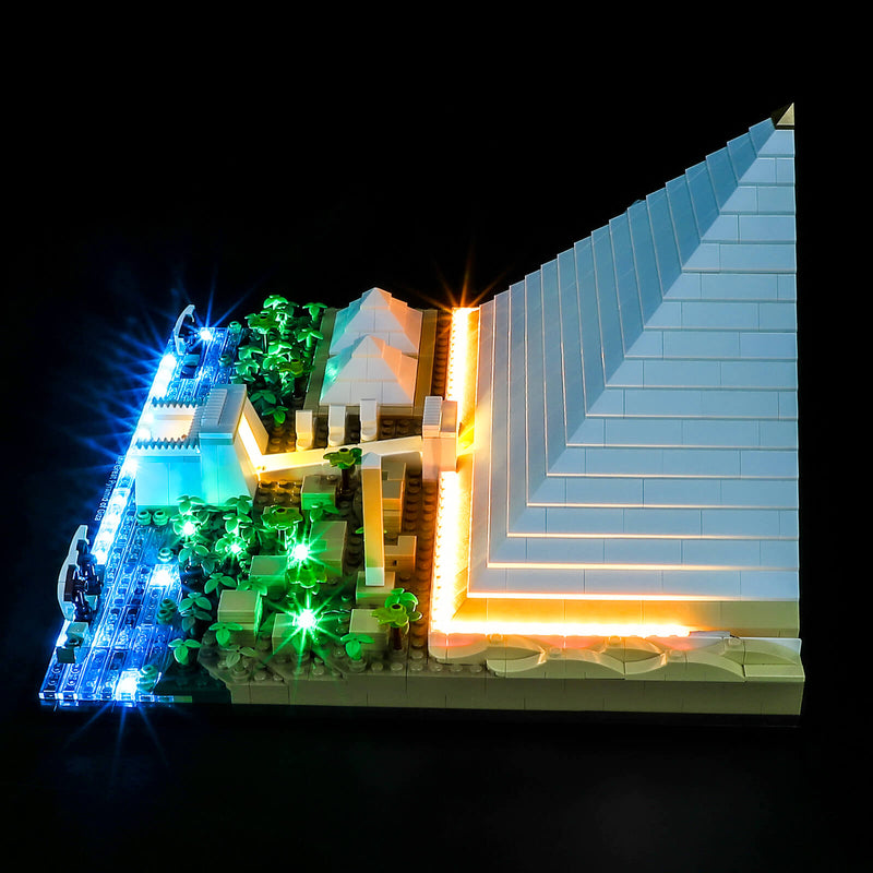 add led lights to lego Great Pyramid of Giza 21058
