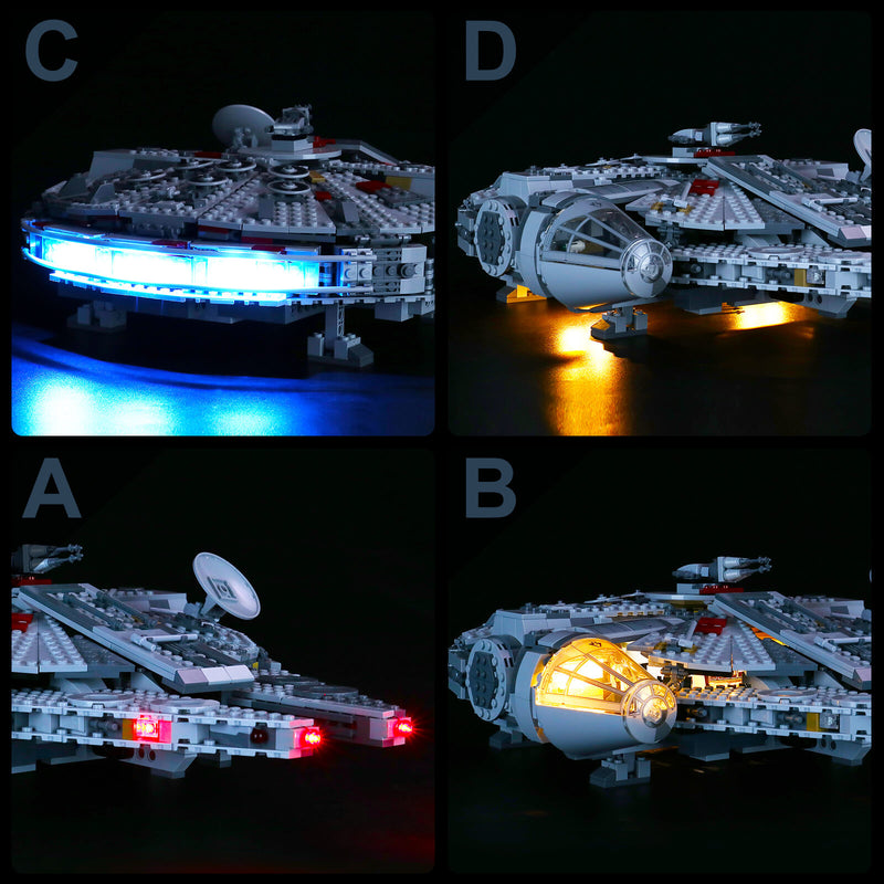 Light Kit For Lego Millennium Falcon 75257(Don't Miss) – Lightailing