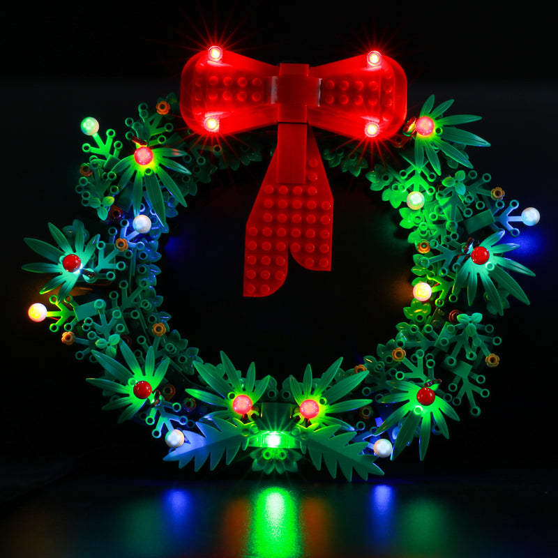 Lichtset für Weihnachtskranz 2-in-1 40426
